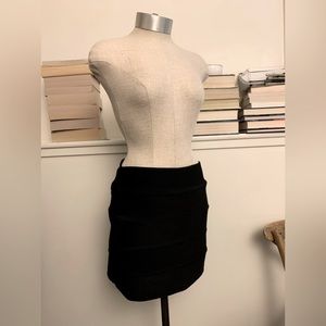 Lovely Day Black Mini Skirt Size Medium Y2K